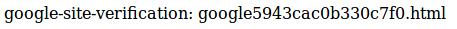 This screenshot shows what the Google Search Console Verification File looks like from your browser when it got properly installed.